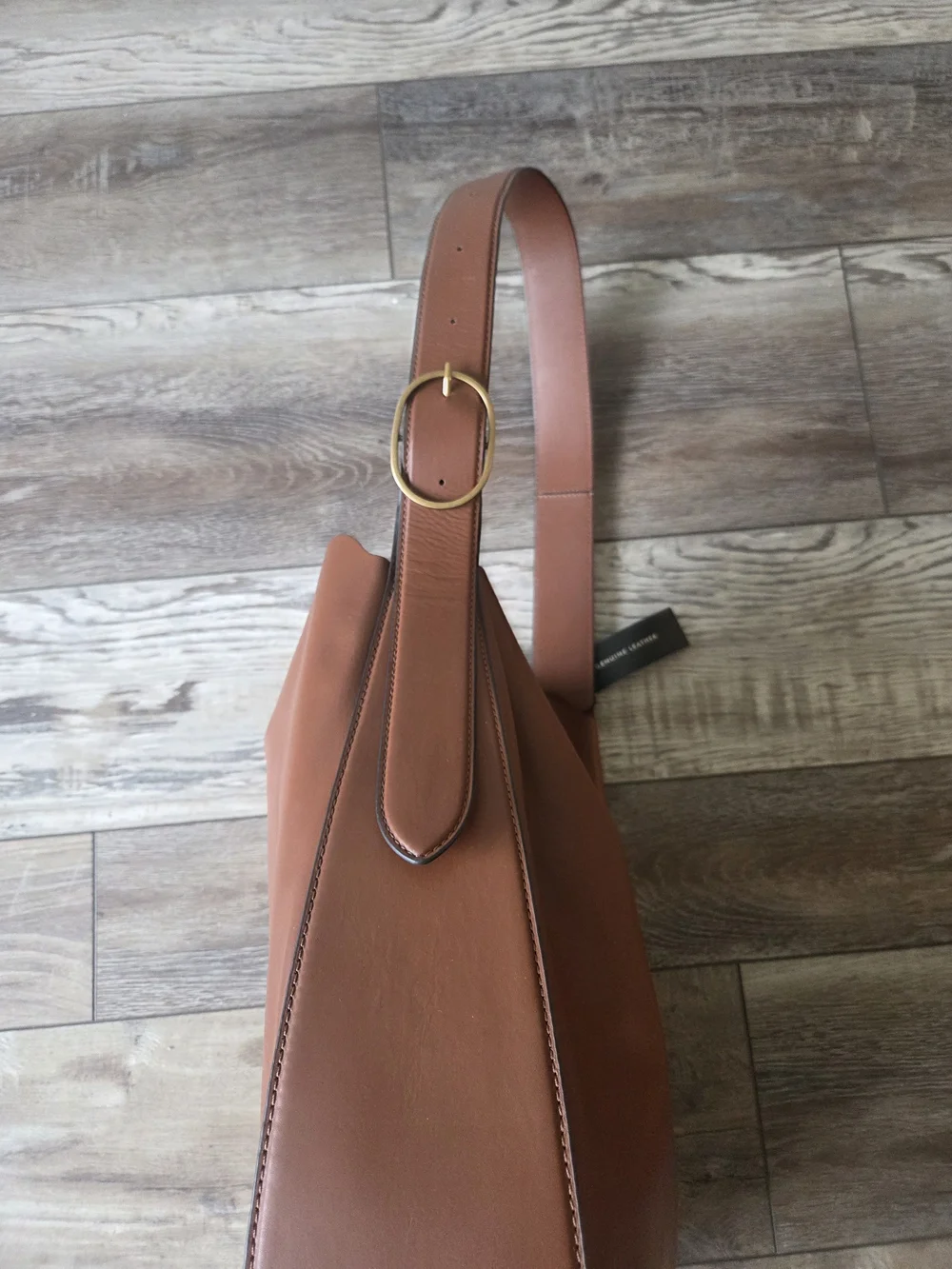 Banana Republic Factory Tan/Brown Leather Shoulder Hobo Bag